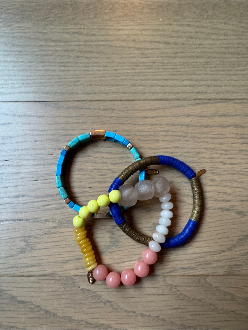 Set of three serafina bracelets